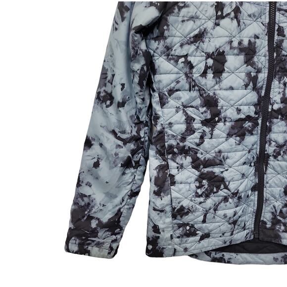 The North Face Thermoball Eco Puffer Jacket Blue-Gray Black Tie Dye Size Small - Picture 6 of 9